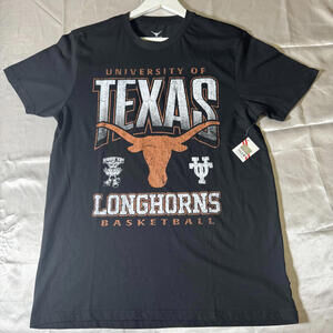 University of Texas Longhorns Basketball T-Shirt Men’s Medium Black NCAA NWT
